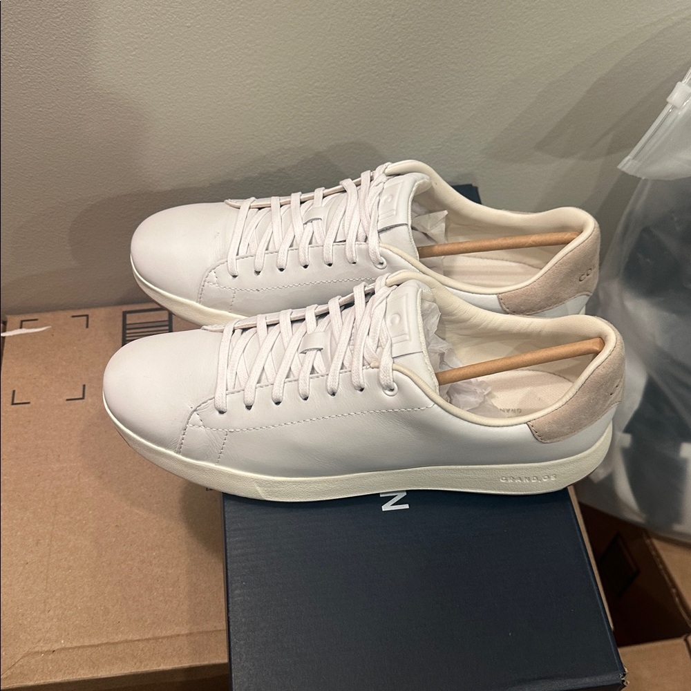 Cole Haan Women's Grandpro Tennis Leather Lace Ox Fashion Shoes size 9 - Picture 6 of 9